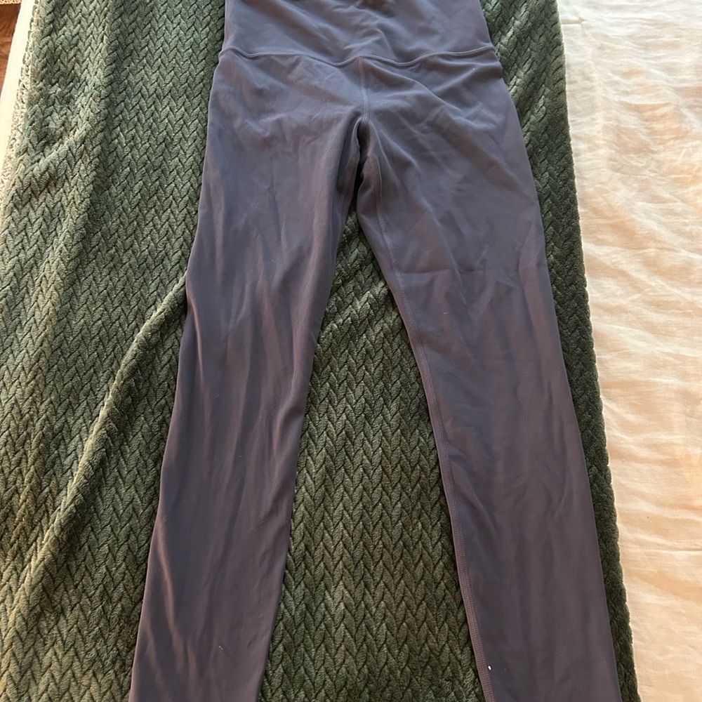 Athleta High-Waisted Leggings in Slate Blue